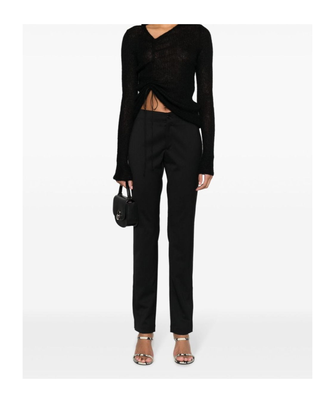 Filippa K Slim Zip Trousers In Black