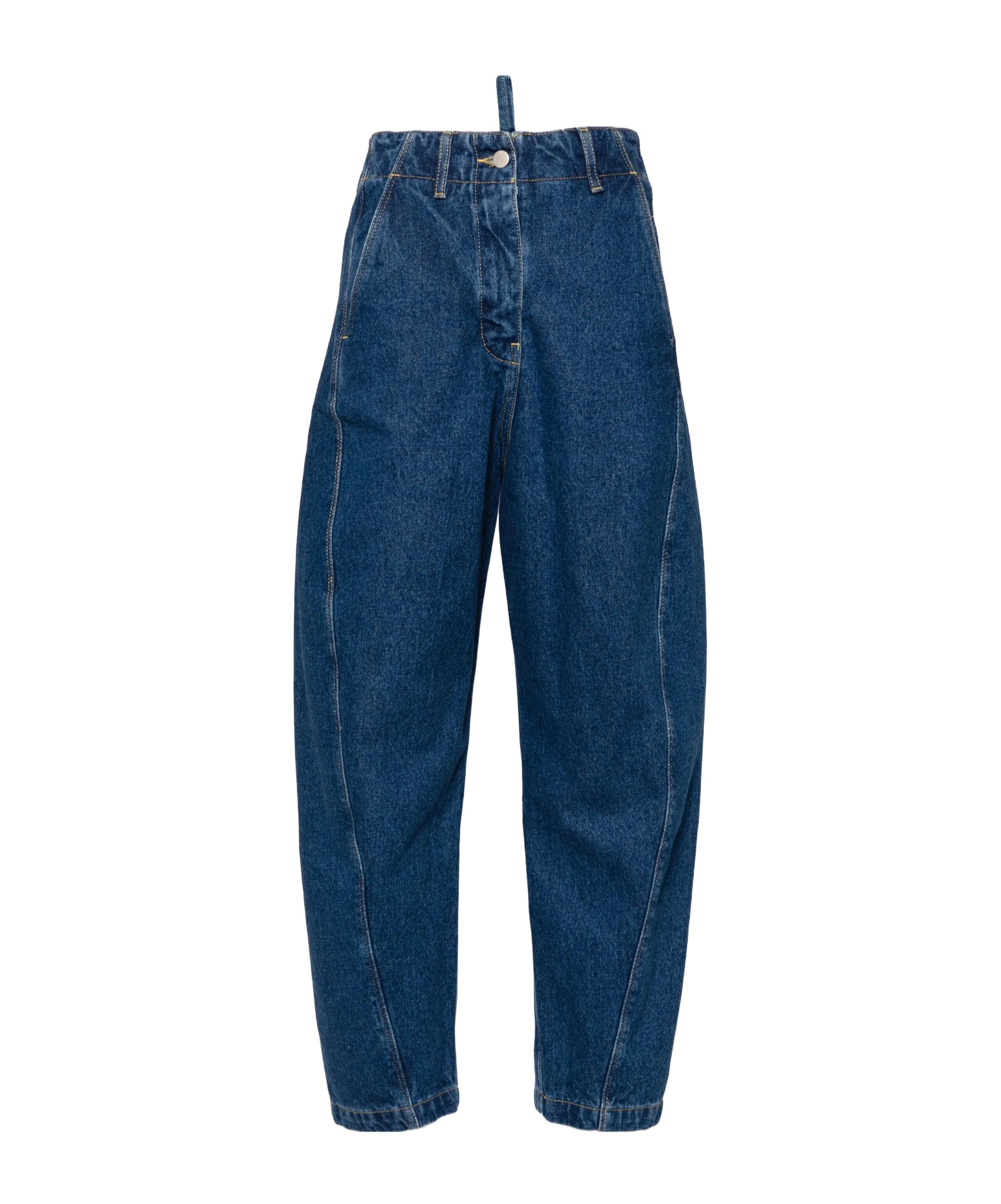 Studio Nicholson Denim Trousers With Belt Loops In Blue