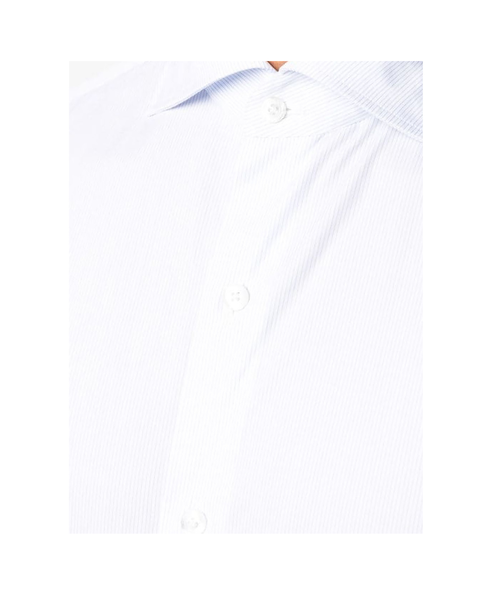 FINAMORE 1925 NAPOLI SPREAD-COLLAR COTTON SHIRT 