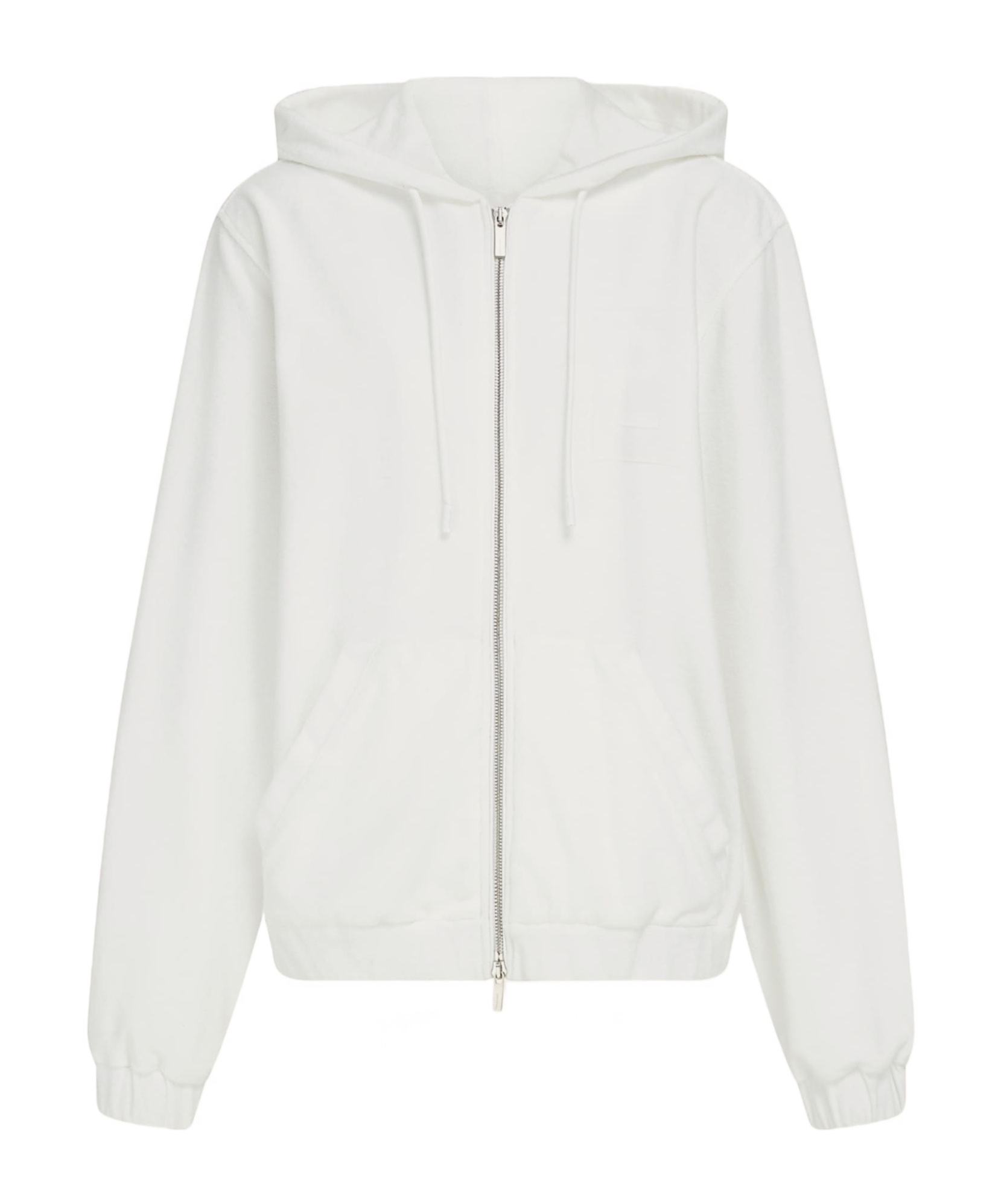 Ferragamo Sweatshirt With A Hood In White