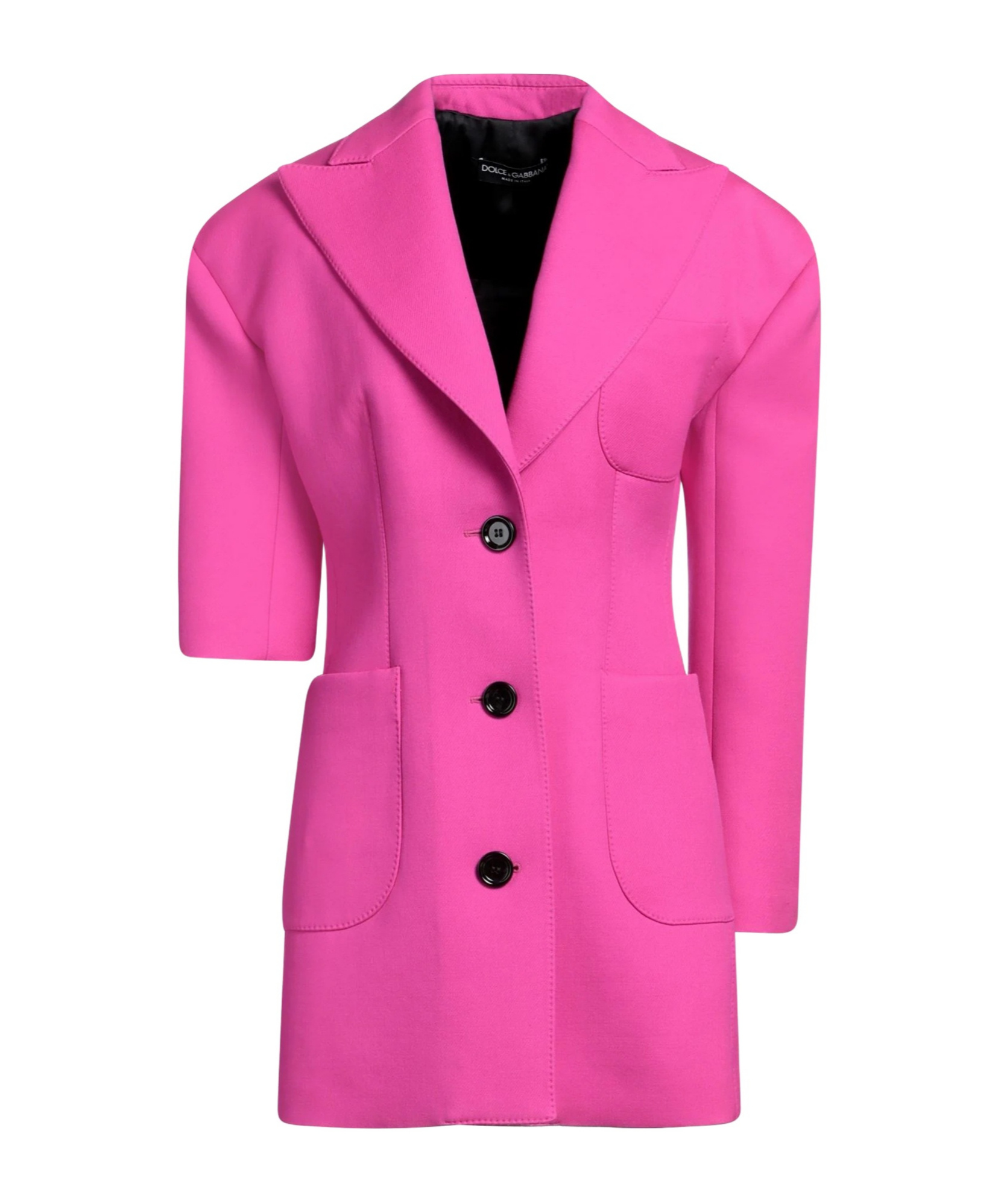 Dolce & Gabbana Single-breasted Blazer In Pink