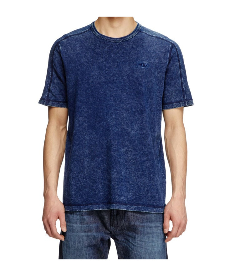 Shop Diesel T-adjind T-shirt In Blue