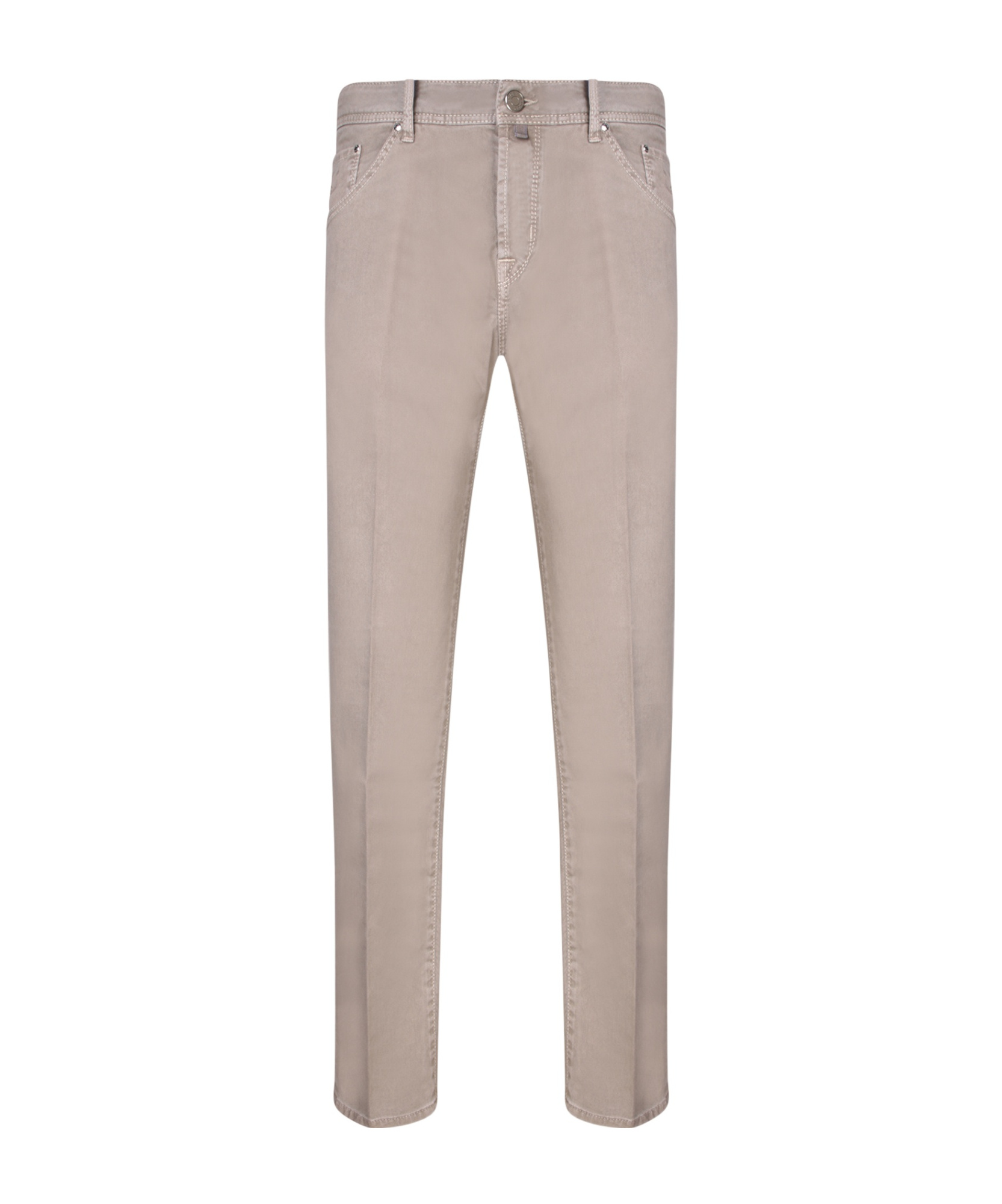 Jacob Cohen Linen And Cotton Trousers In Beige
