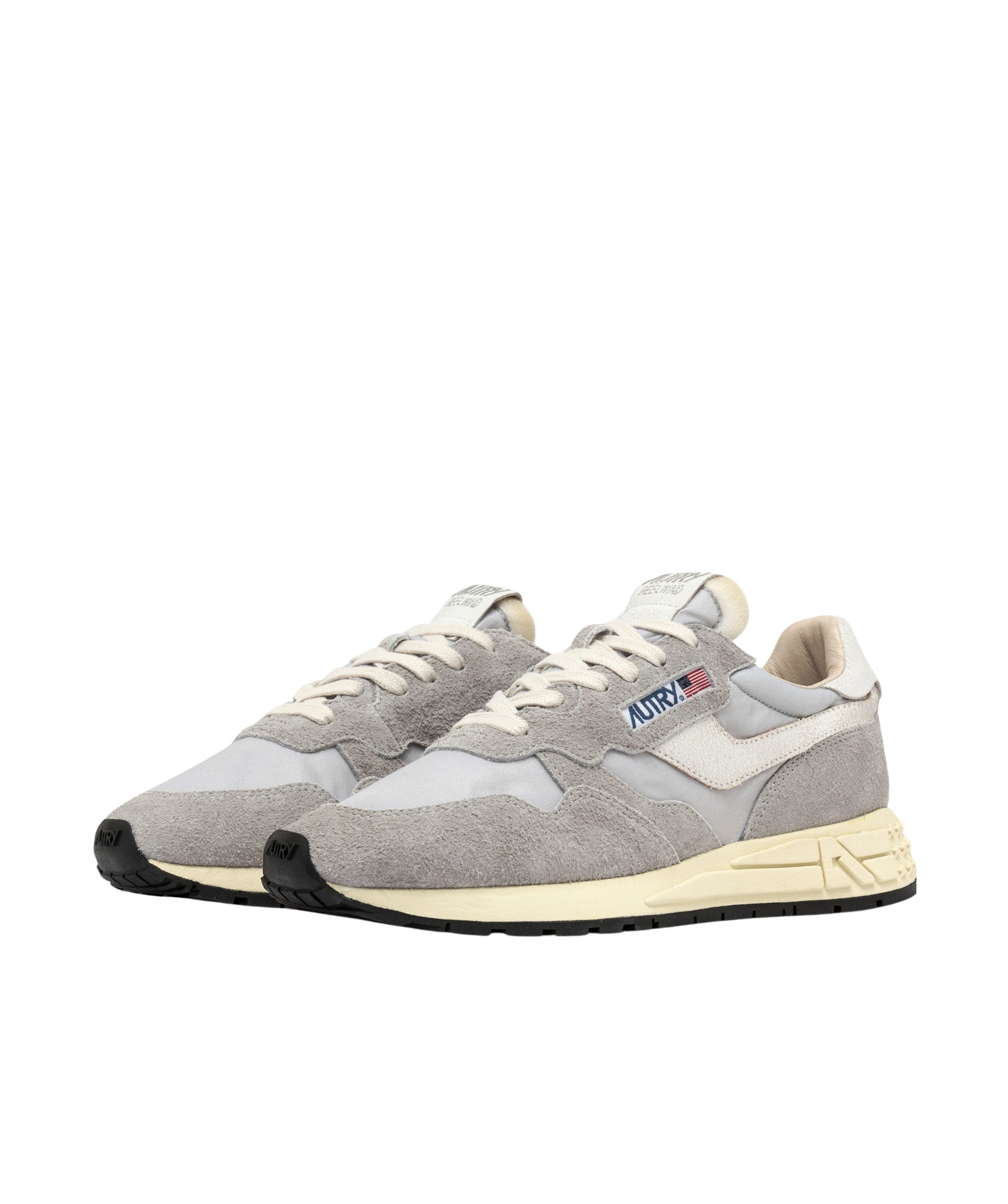 Autry Round Head Low-cut Sneakers In Gray