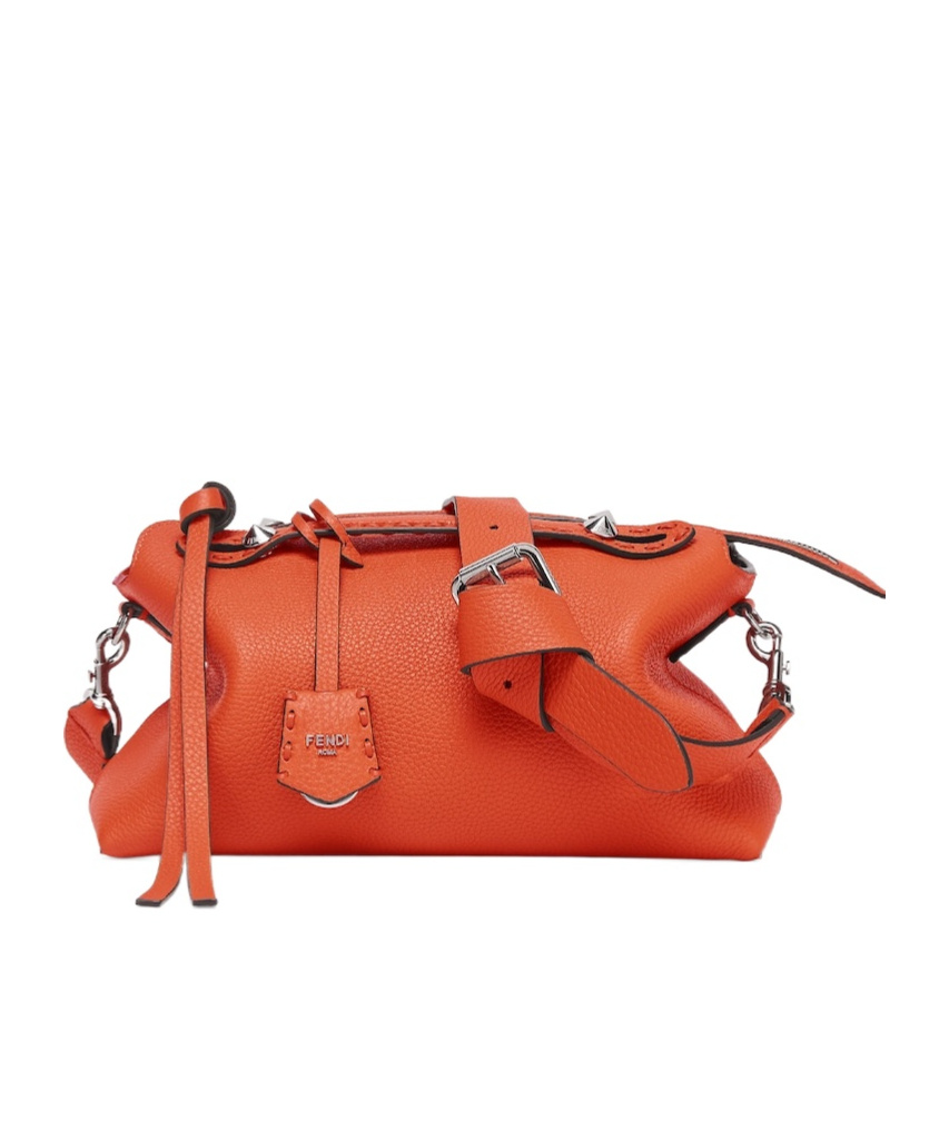 Fendi By The Way Selleria Medium Shoulder Bag In Red