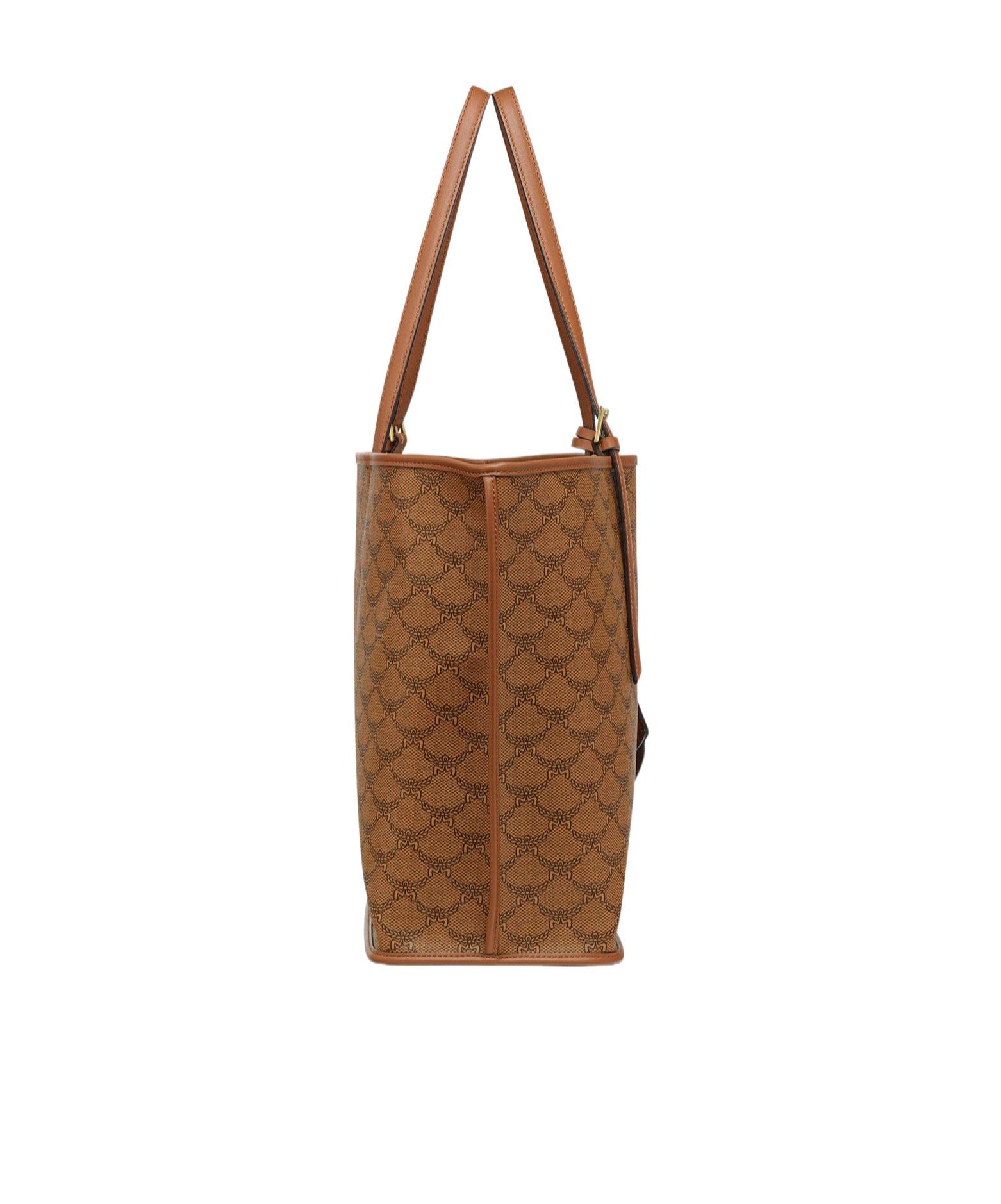 Mcm Himmel Medium Lauretos Shopper Tote In Brown