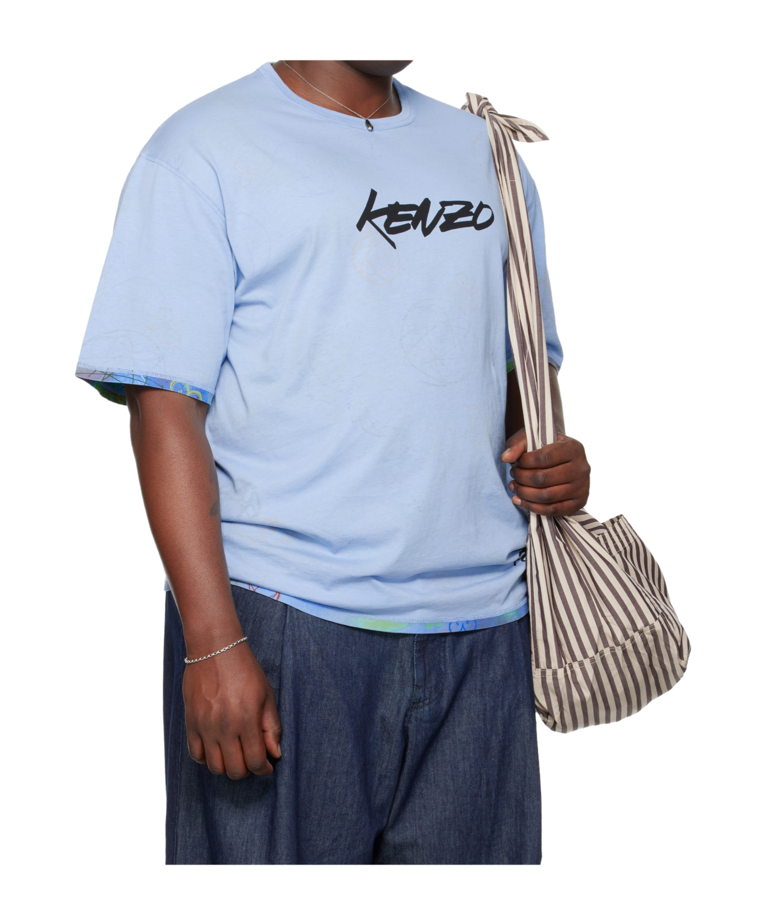 Kenzo Futura Reversible Classic T-shirt Clothing In Blue