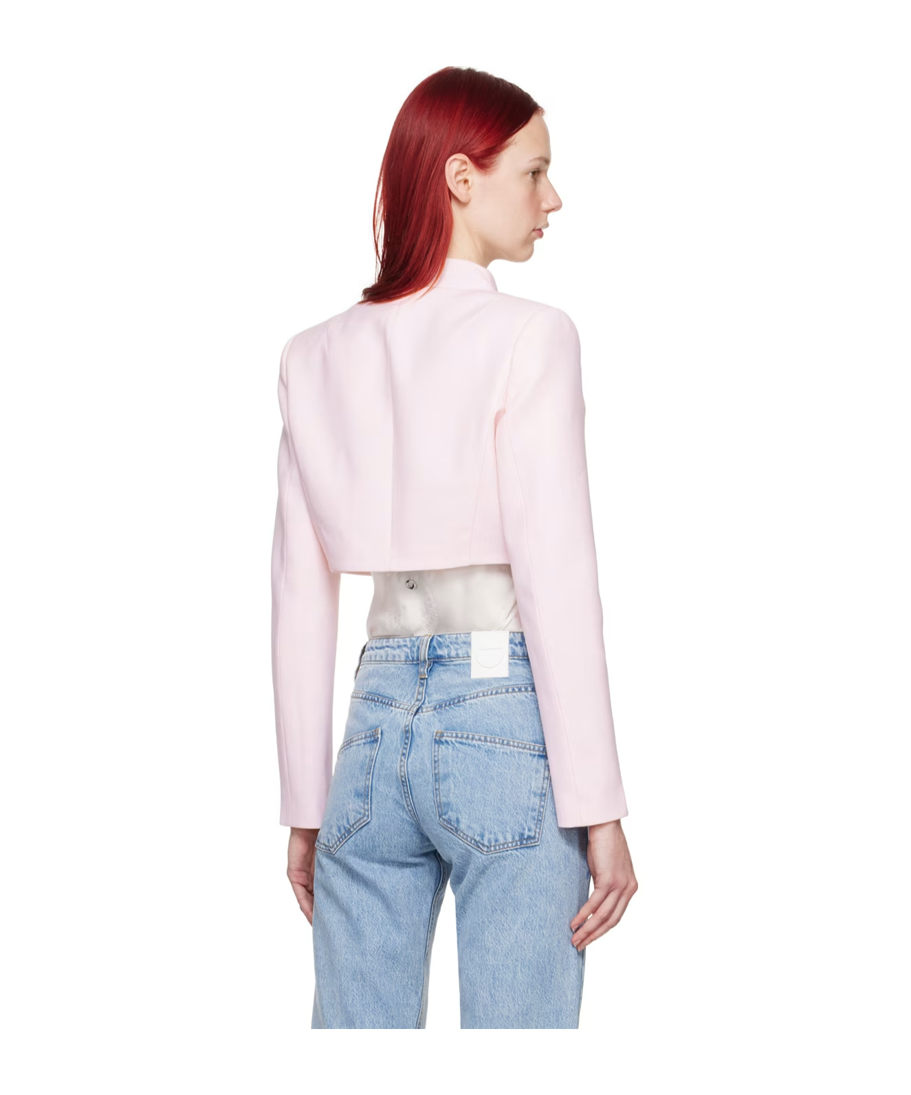 Coperni Long-sleeved Button Casual Jacket In Blue