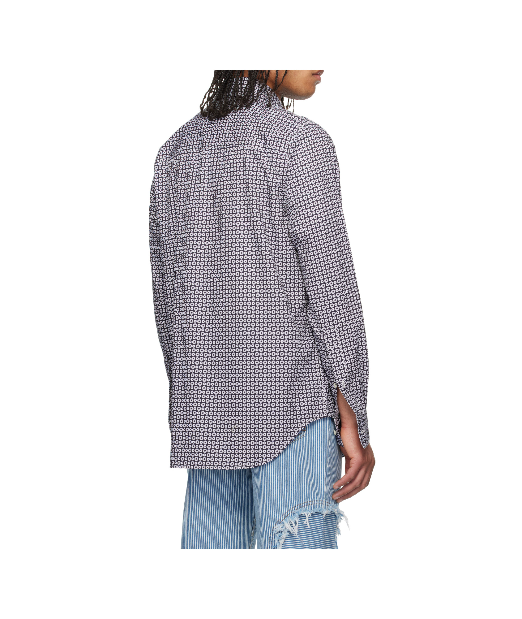 EDWARD CUMING FLOWER COTTON SCRATCH THE ITCH SHIRT