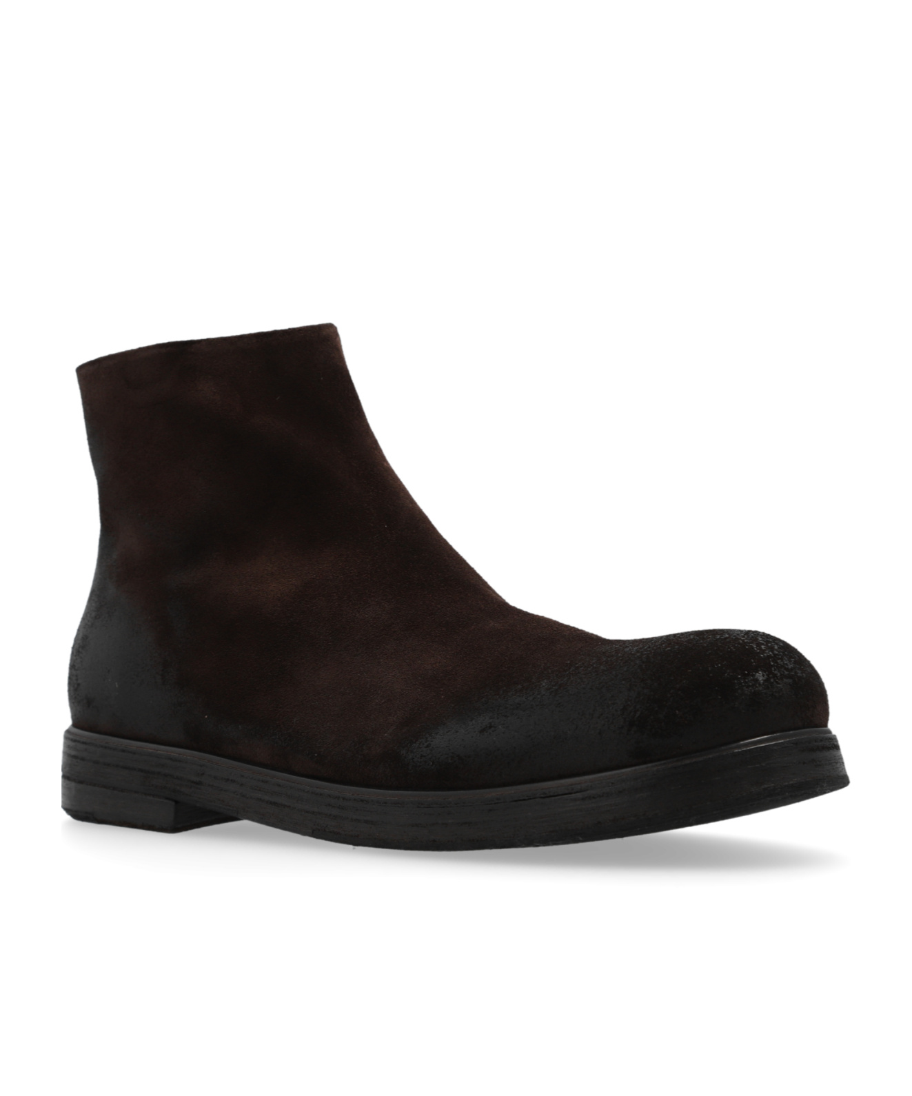Marsèll Round-headed Boots In Black