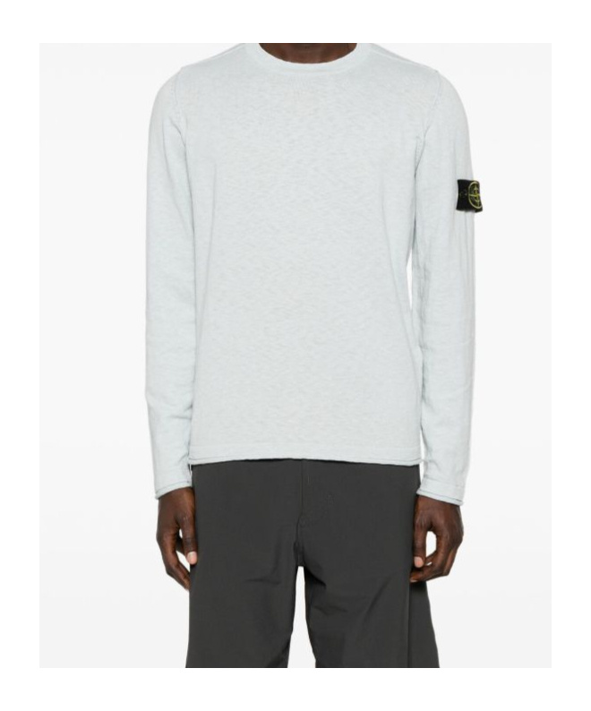Stone Island Crew-neck Sweater In Blue