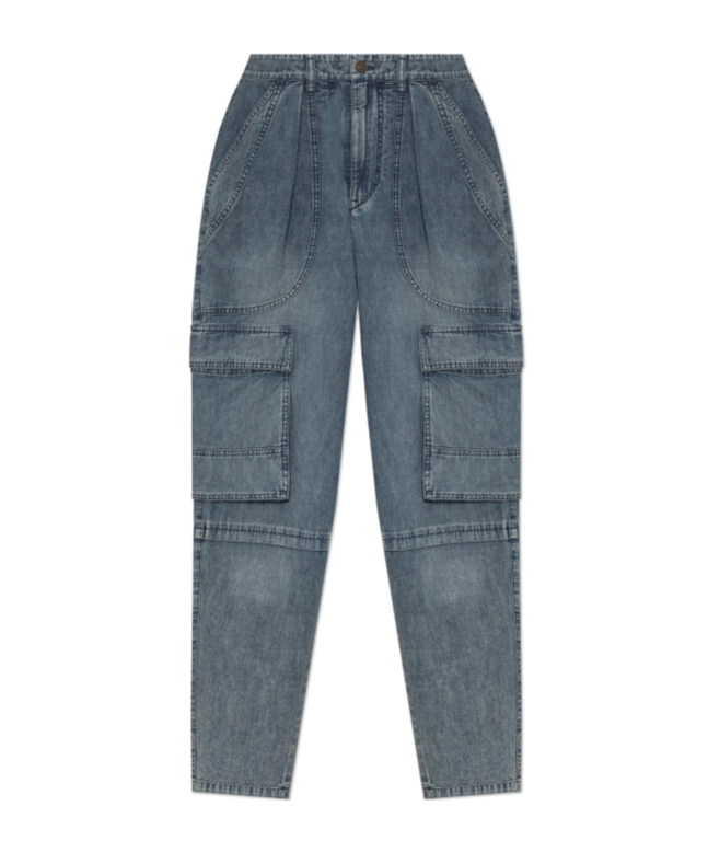Isabel Marant Étoile Jeans With Belt Loops In Blue