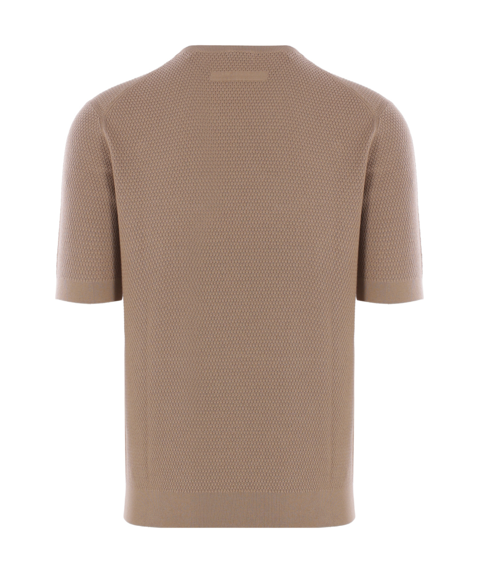 Shop Zegna Cotton T-shirt In Brown