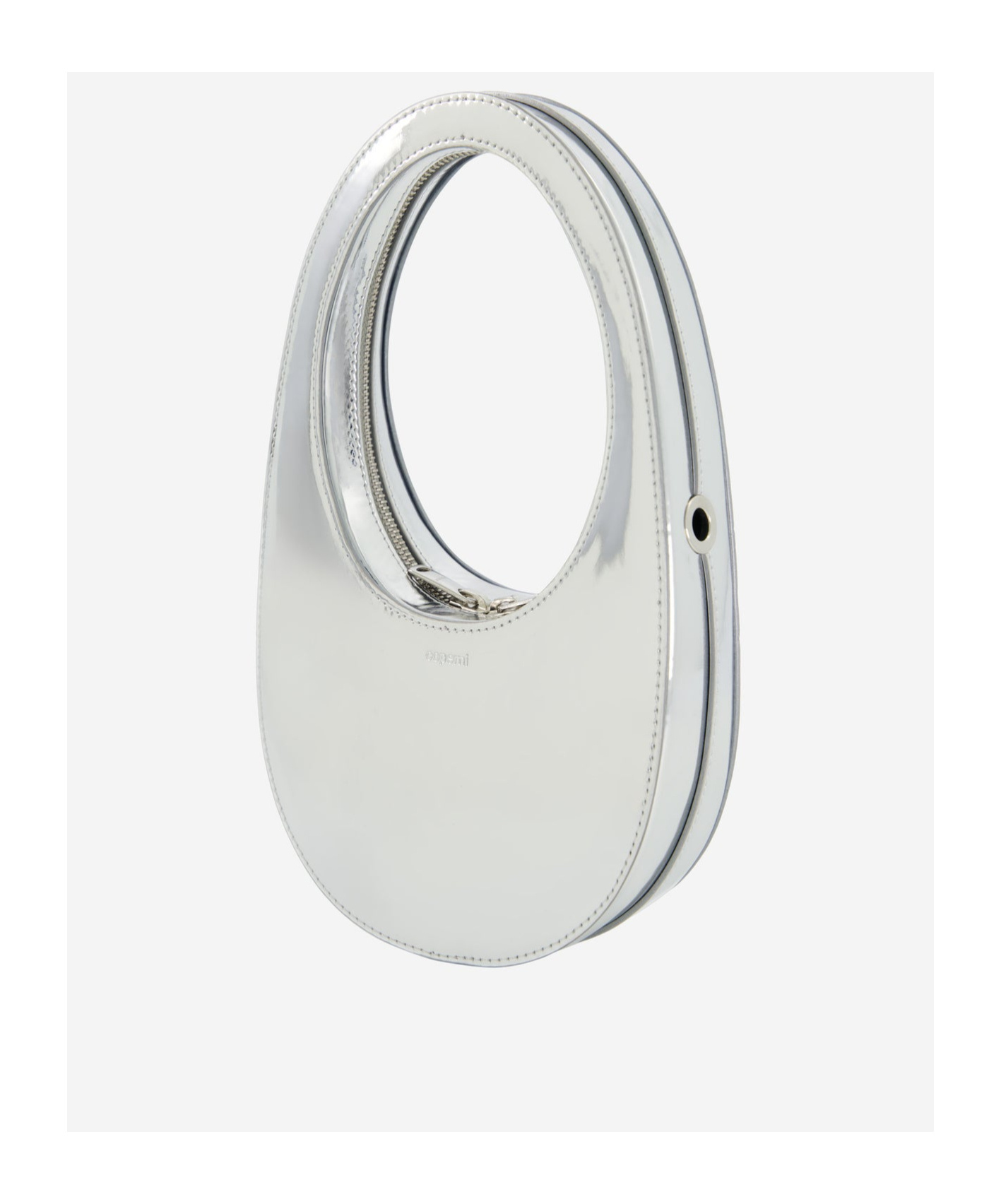 Coperni Mirror-mounted Mini Swipe Bag In White