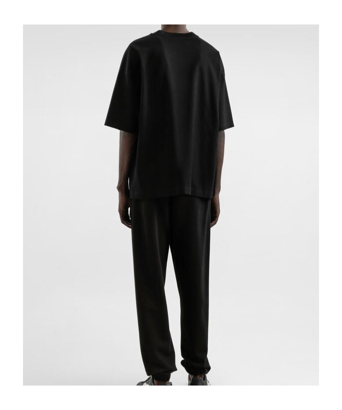 DOLCE & GABBANA DOLCE  GABBANA LOGO EMBOSSED CREWNECK T-SHIRT