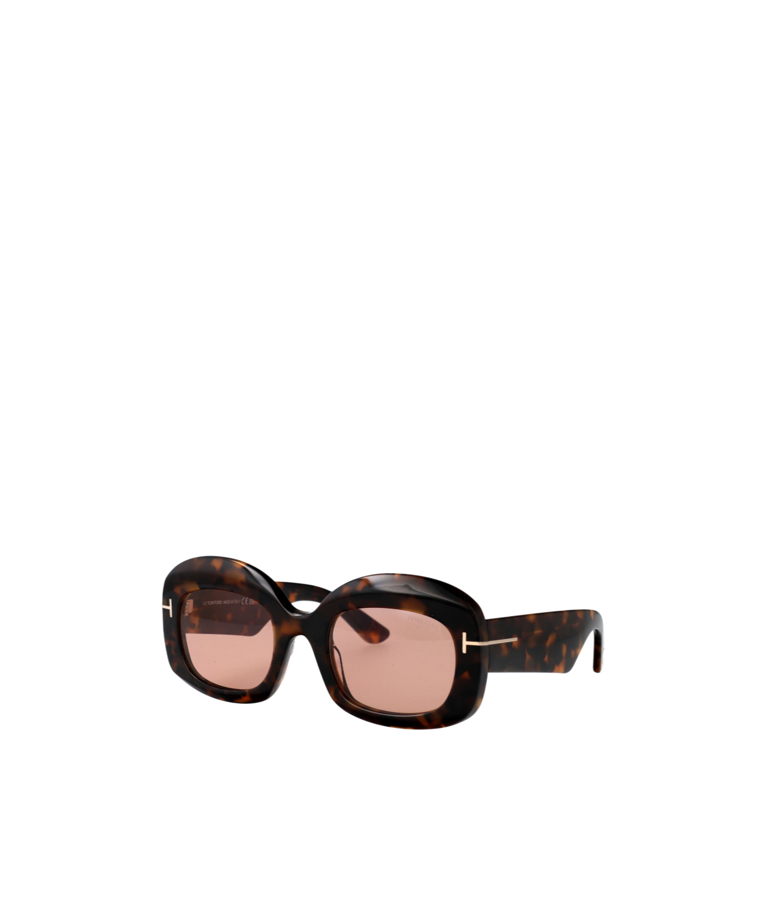 Tom Ford Eyewear Rectangle Frame Sunglasses In Brown