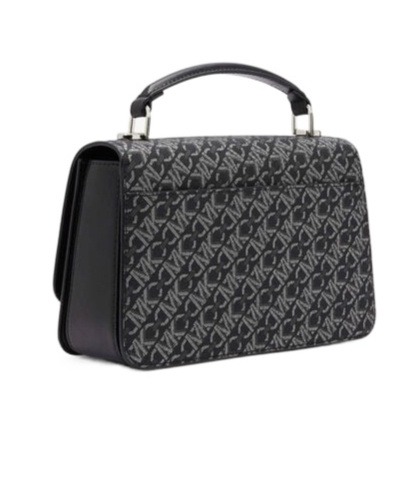 Michael Michael Kors Delancey Medium Shoulder Bag In Black