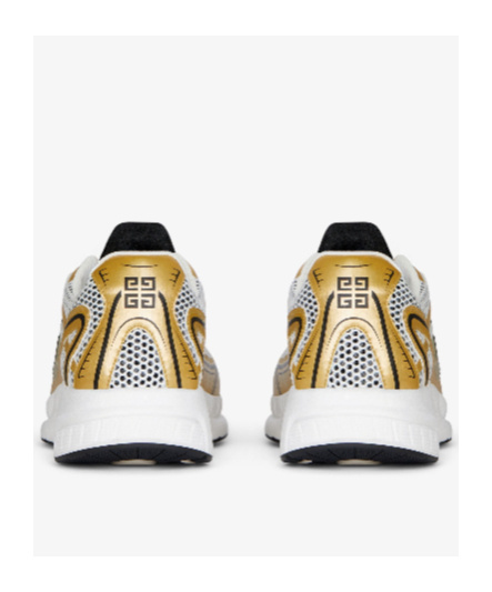 Givenchy Nfnty-52 Sneakers In Synthetic Leather And Mesh In White