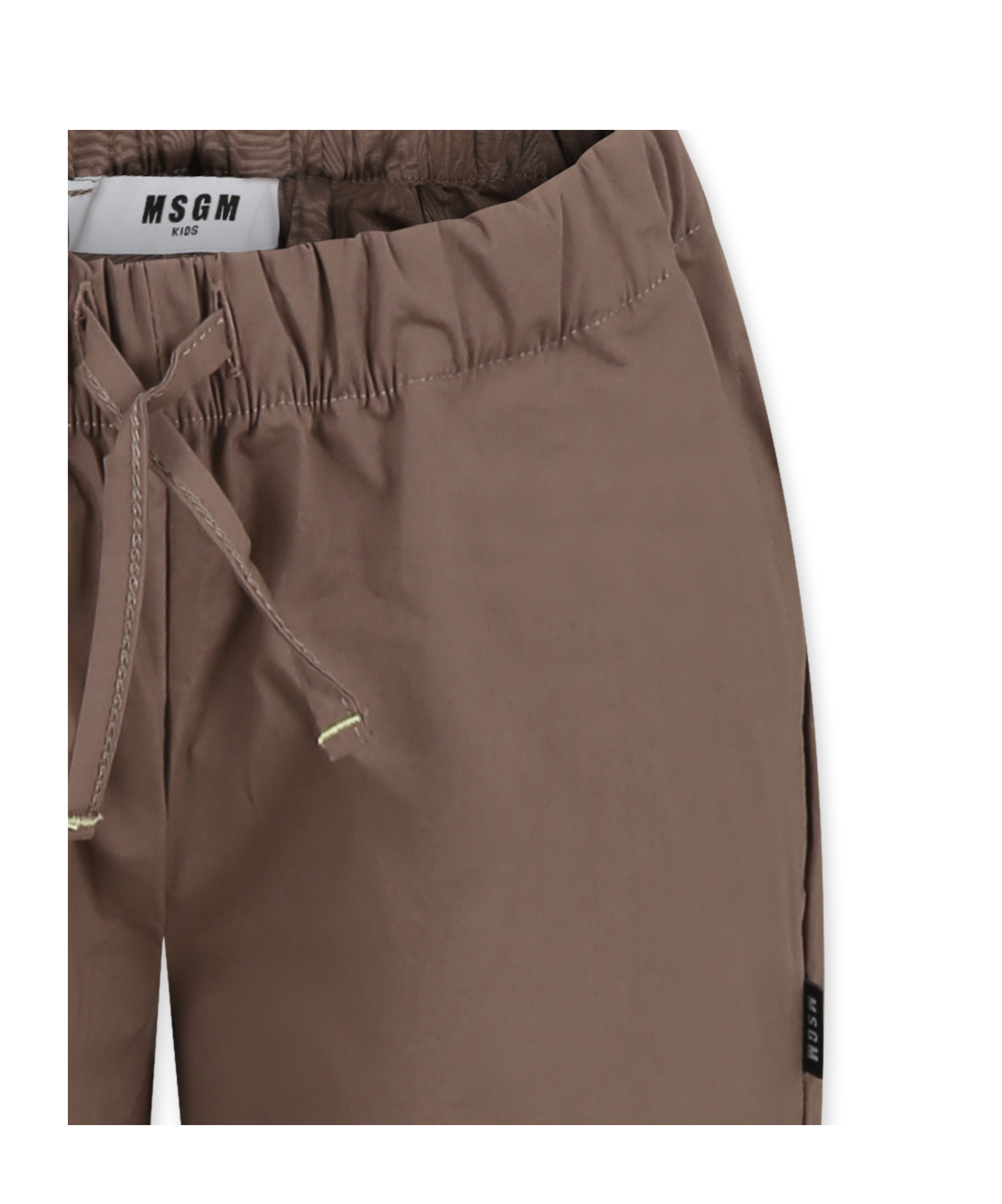 MSGM MSGM KIDS LOGO TAG TAPERED TRACK PANTS
