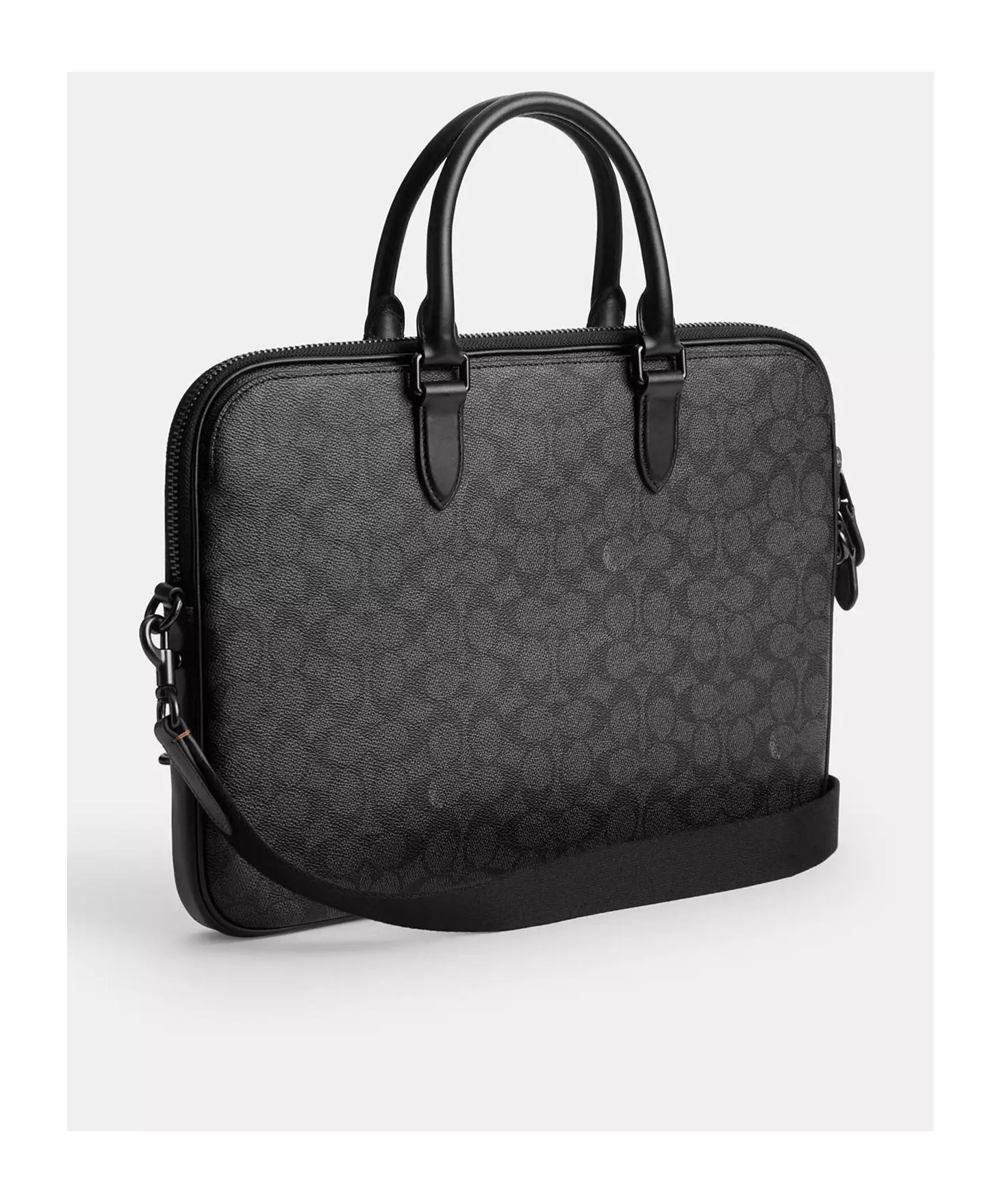 Shop Coach Gotham Laptop Bag In Black