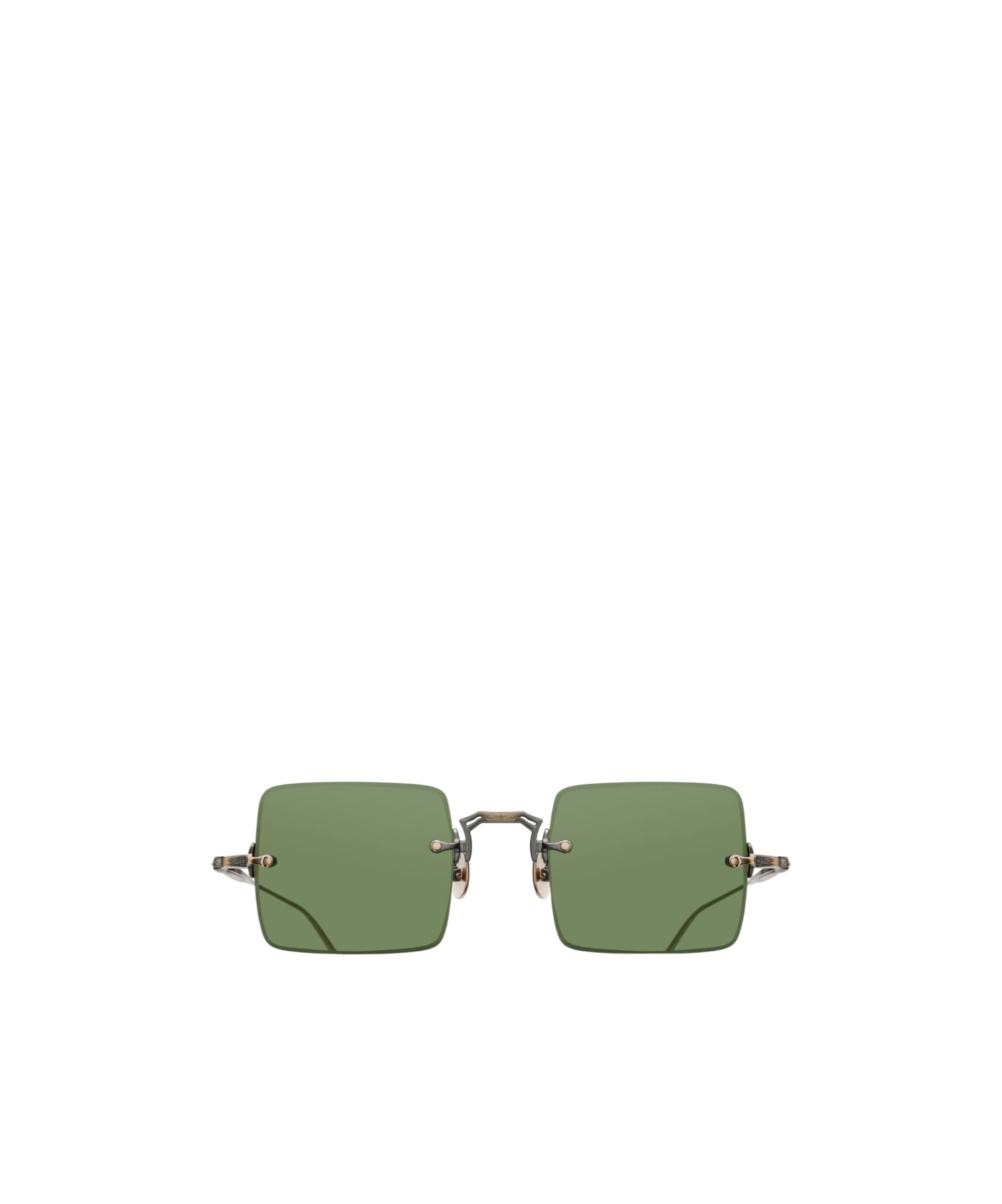Matsuda Rimless Square-frame Sunglasses In Green