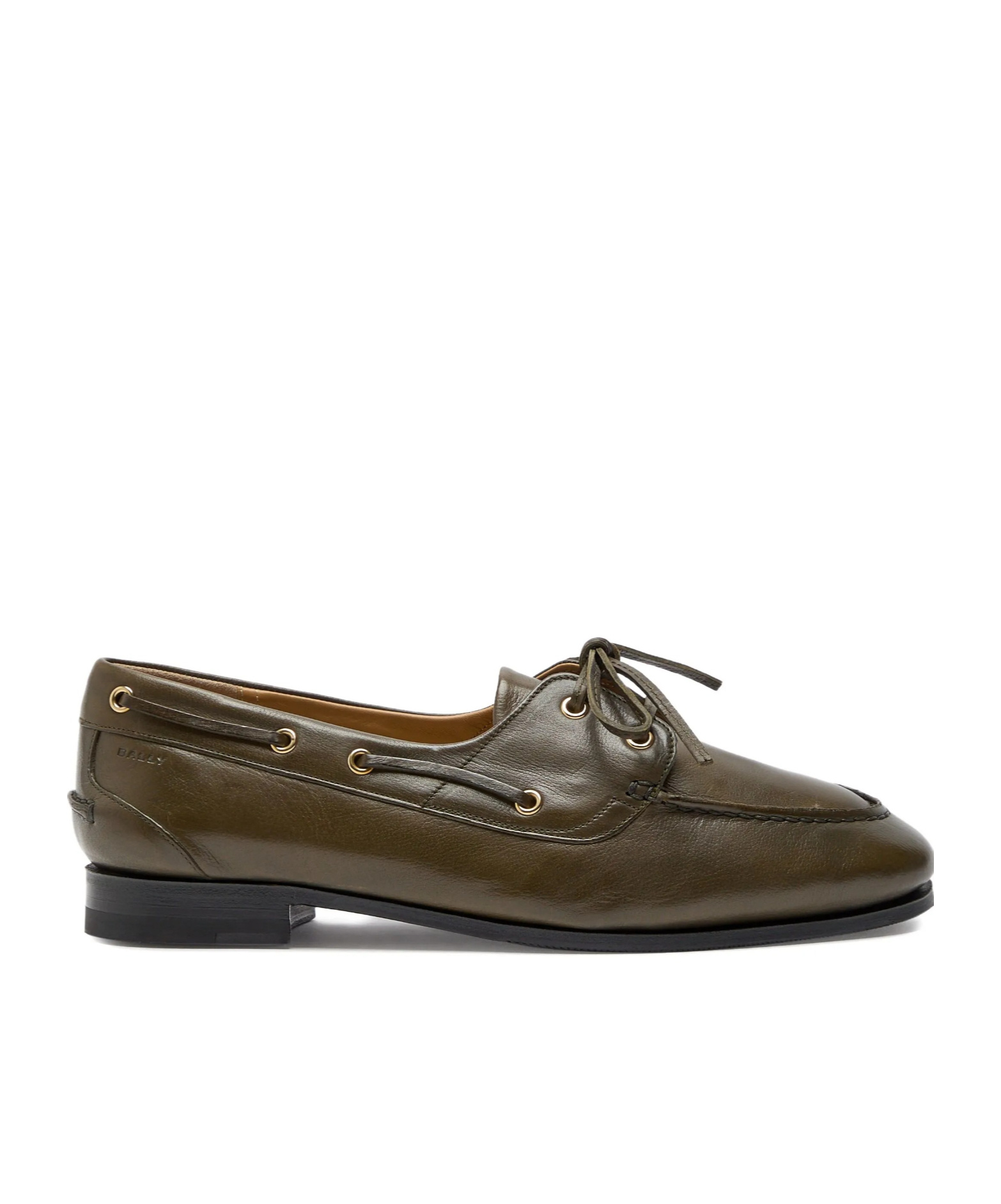 Bally Pathy Glossed Leather Loafers In Green
