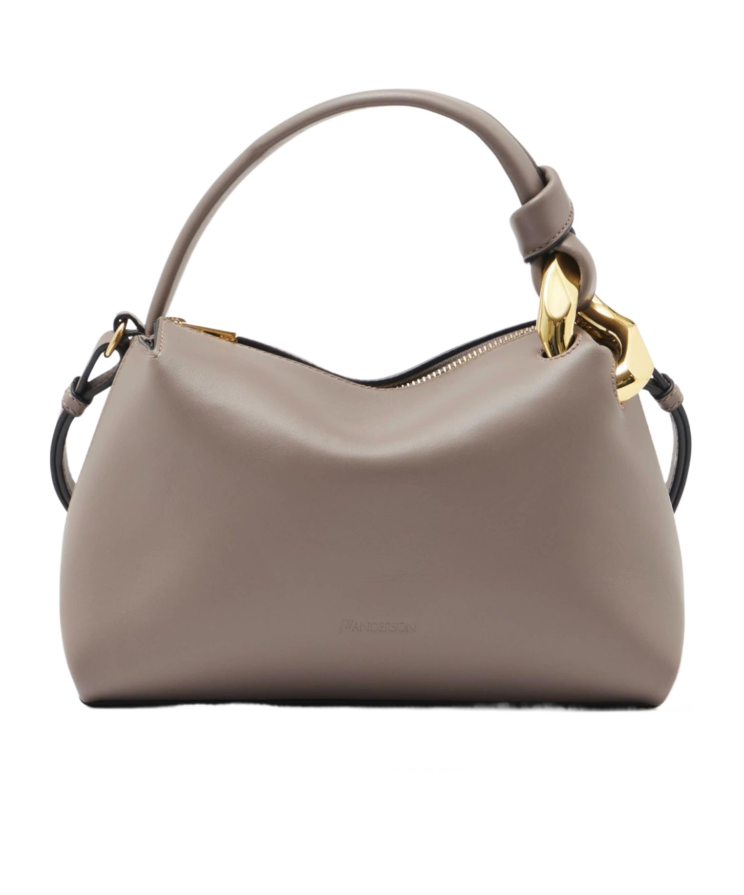 Jw Anderson Small Jwa Corner Bag - Leather Crossbody Bag In Gray