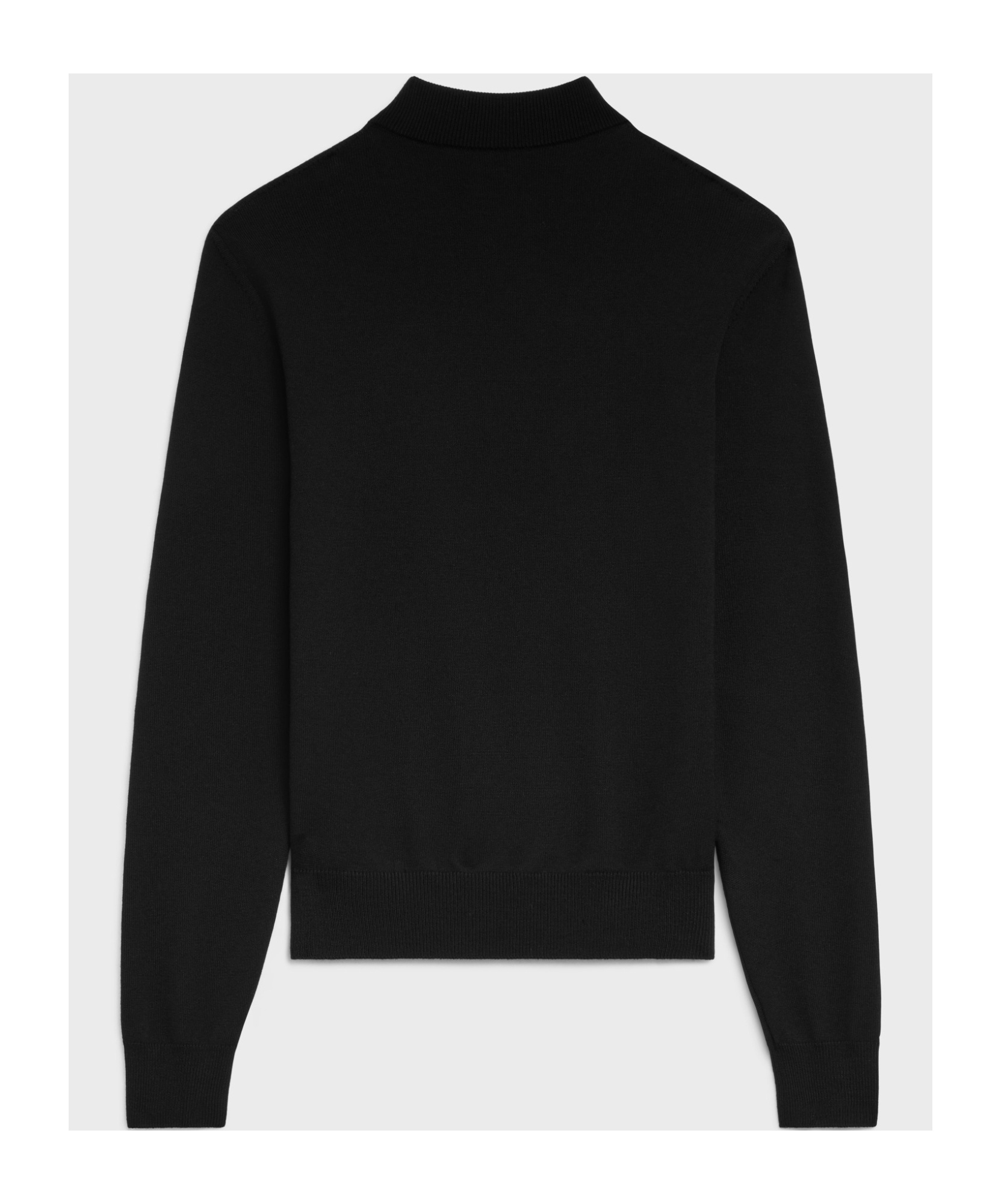 Celine Wool Turtleneck Sweater In Black