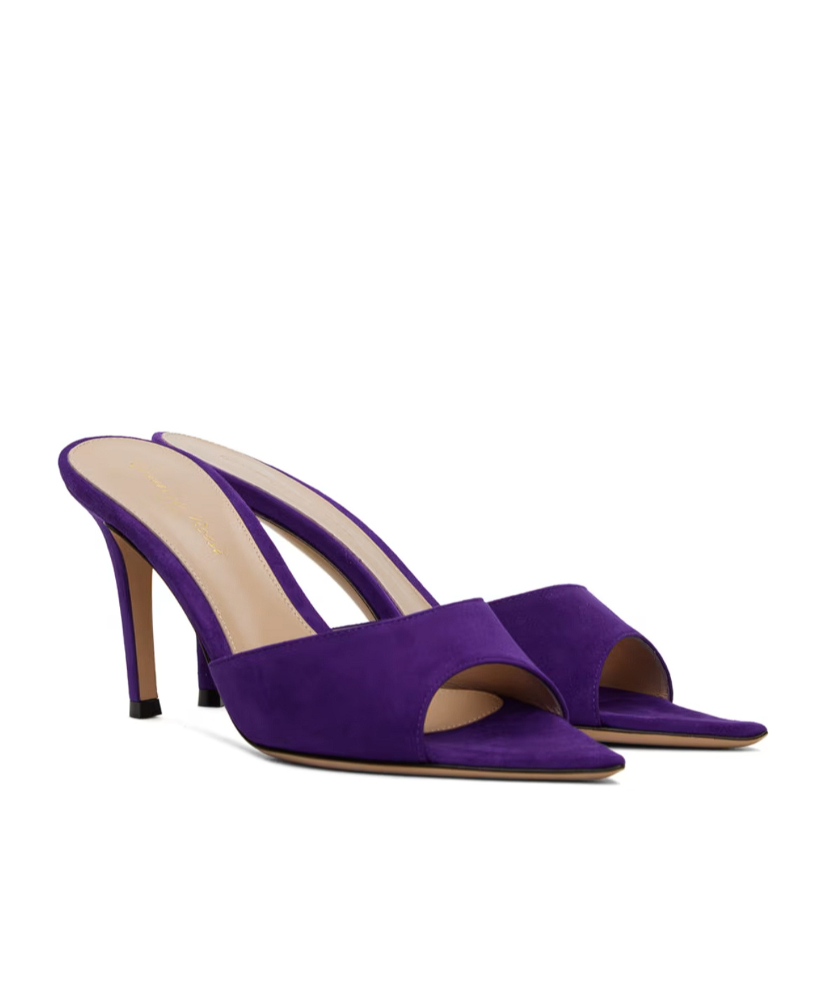 GIANVITO ROSSI ELLE POINTED HIGH-HEELED SANDALS