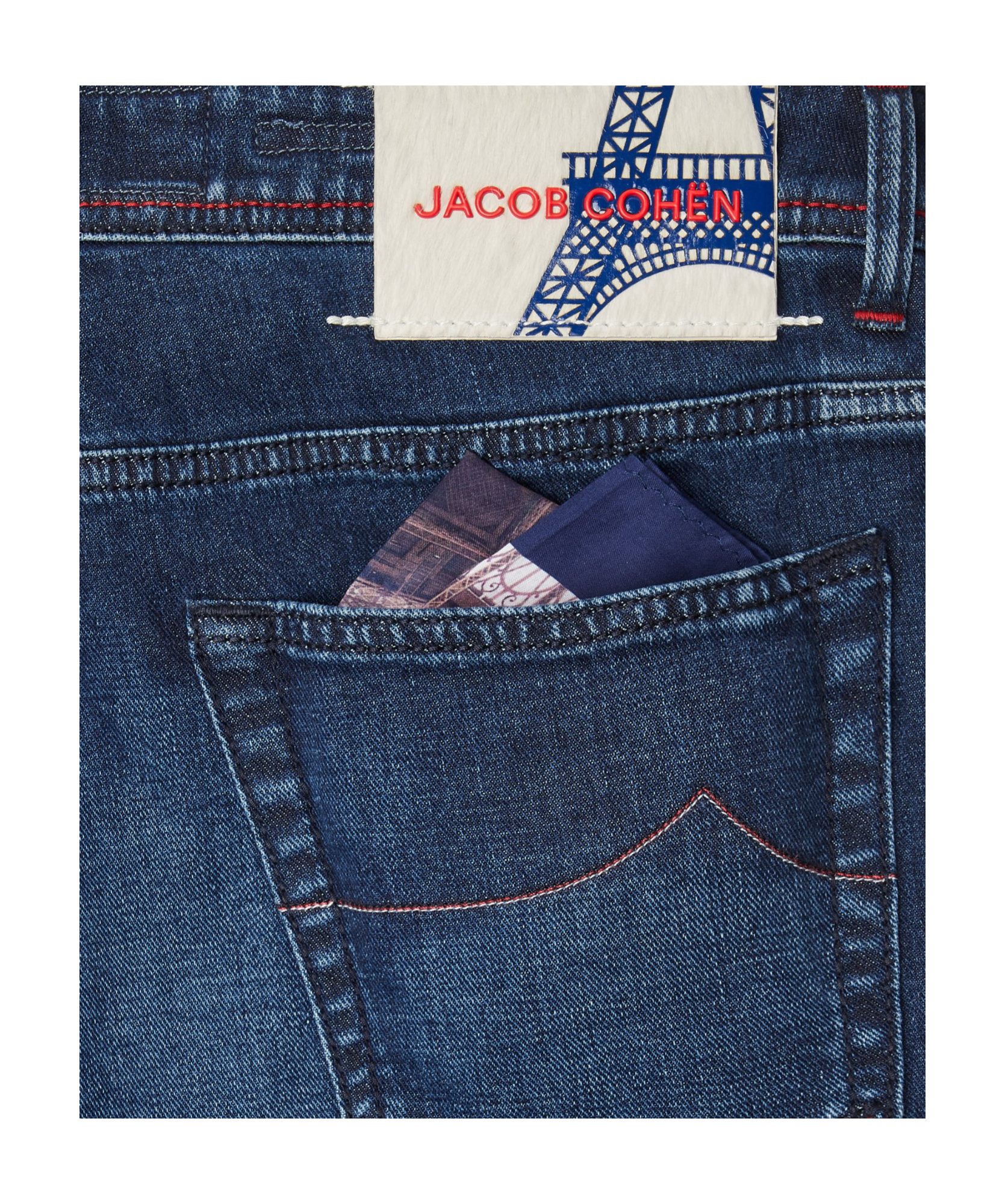 Jacob Cohen Slim Fit Bard Stretch Men's Jeans In Blue