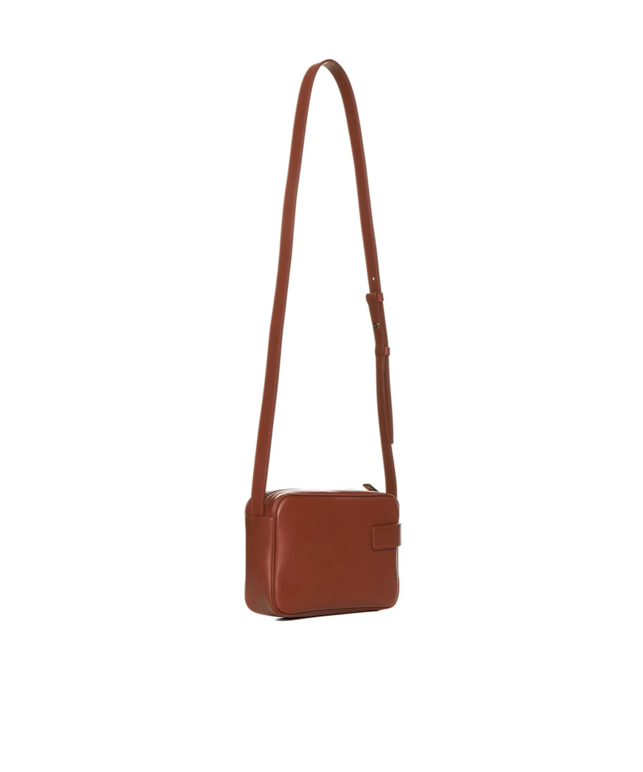 Shop Ferragamo Logo Camera Cross-body Bag In Brown