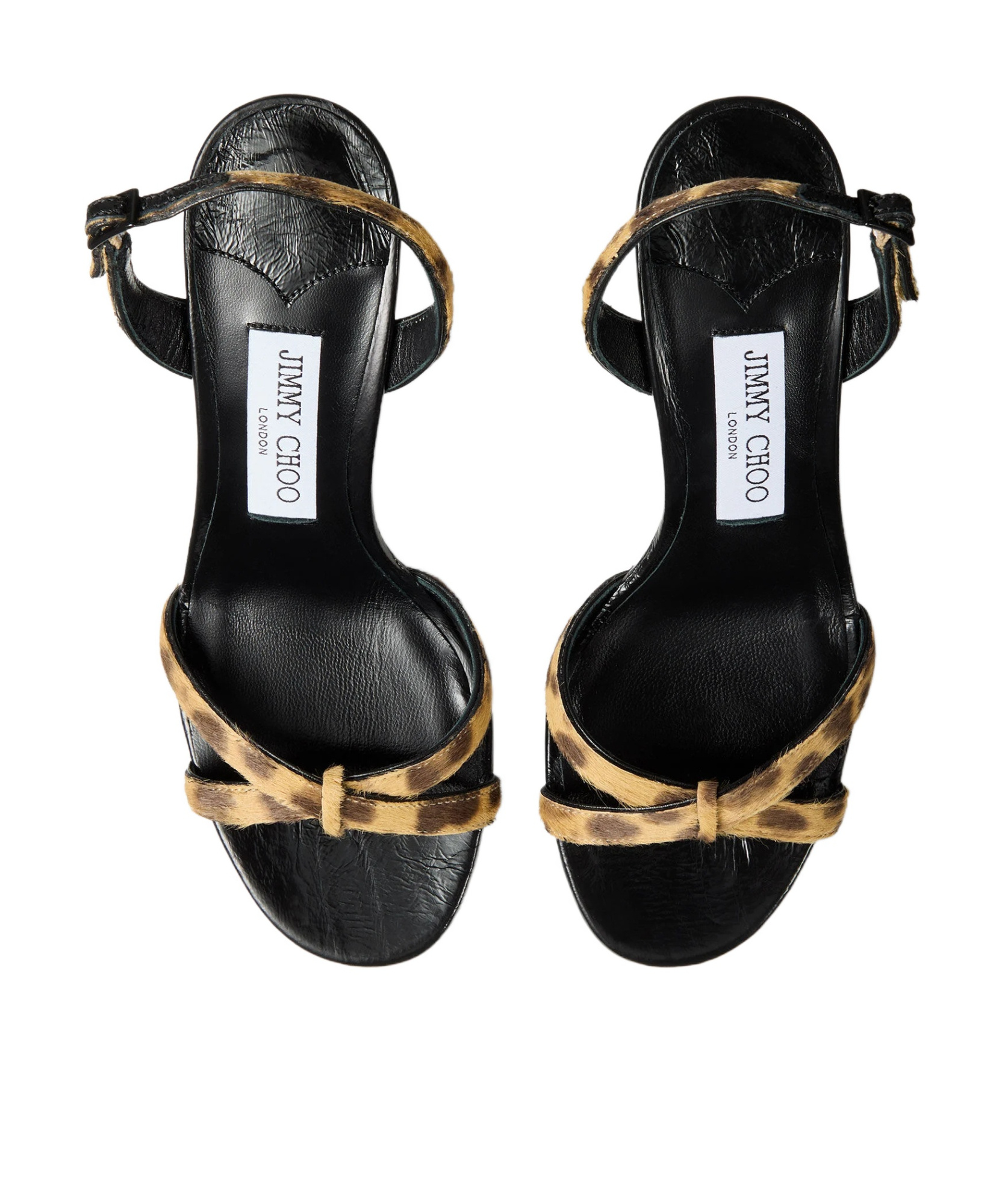 Jimmy Choo Printed Calf Hair Elsy 70 Sandals In Multi