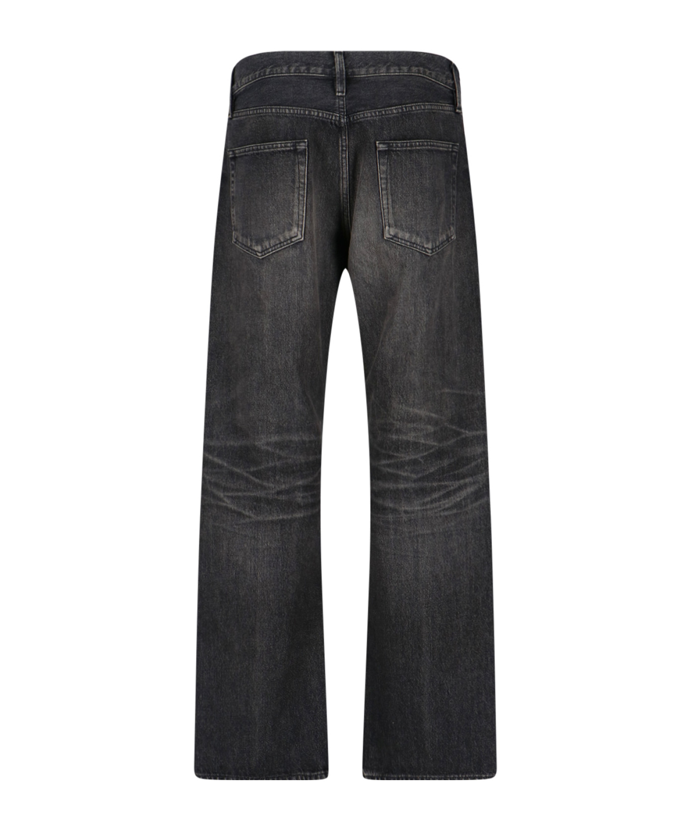 Fear Of God Straight-leg Distressed Jeans In Animal Print