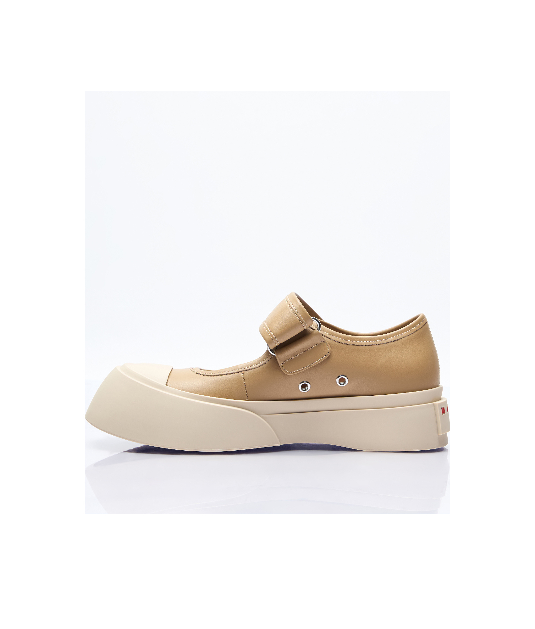Marni Tan Pablo Mary Jane Ballerina Flats In Nude