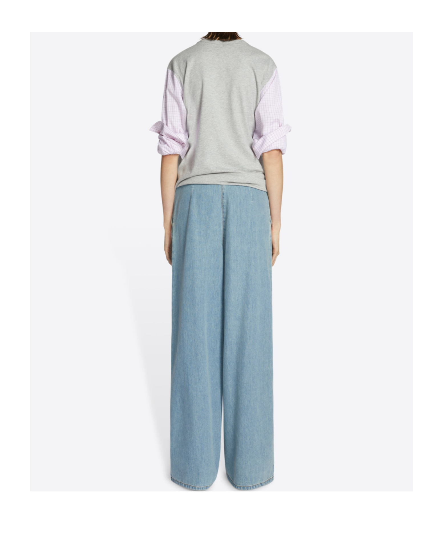 Dries Van Noten Pleated Jeans In Blue