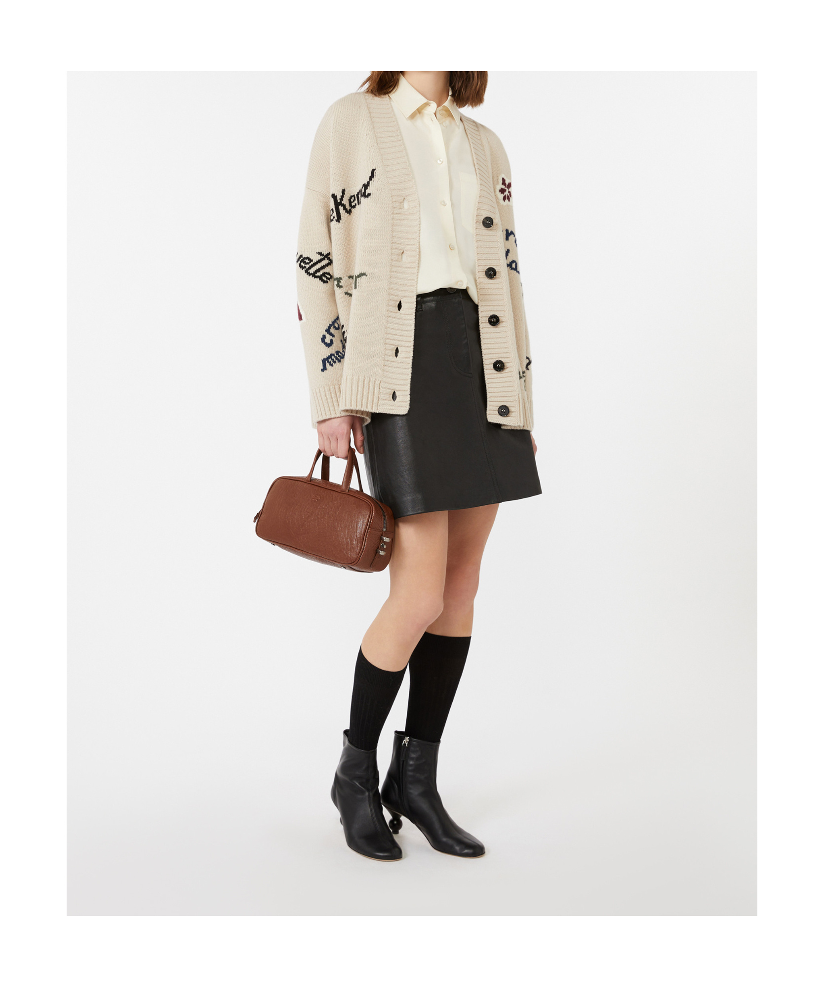 Weekend Max Mara Long Sleeve Shirt In Neutral