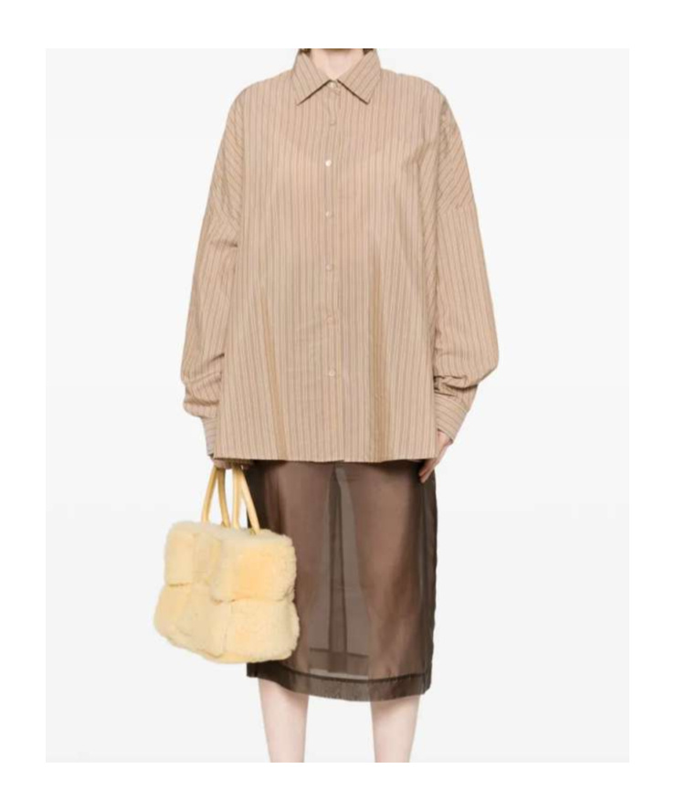 Dries Van Noten 1524 Casia Shirt In Brown