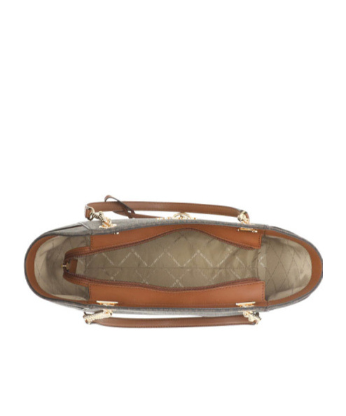 Michael Kors Jet Set Travel Tote Shoulder Bag In Brown