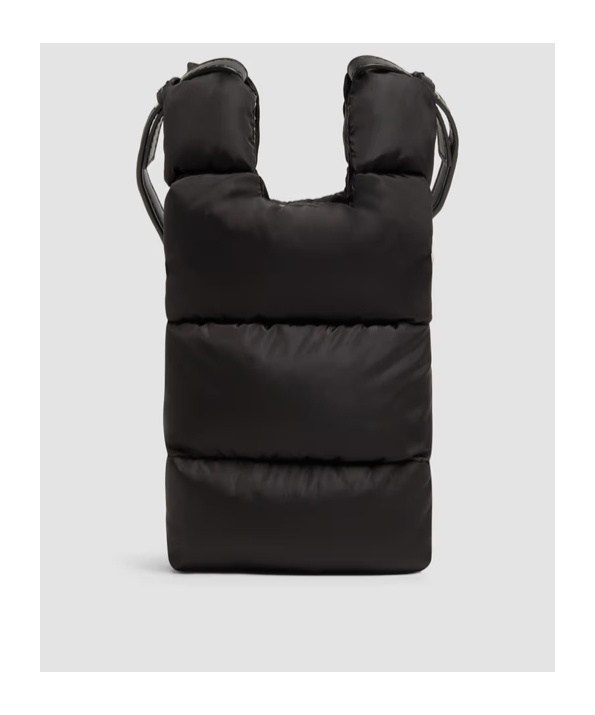 Moncler Legere Small Quilted Shell Cross-body Bag In Black