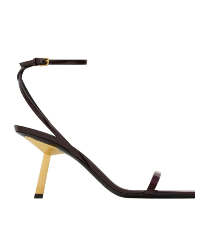 Saint Laurent 75mm Lee Sandals In Black