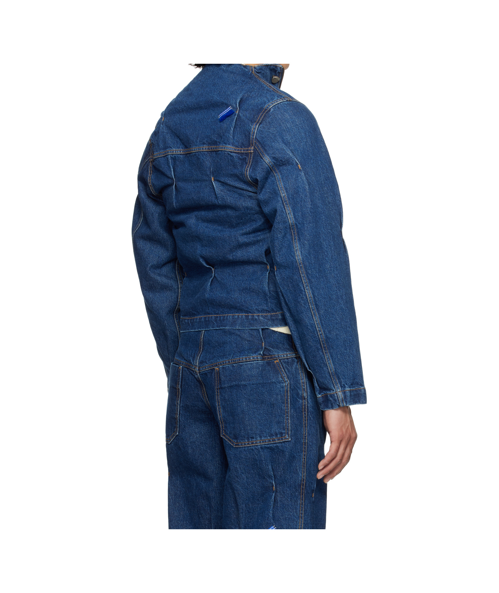 Ader Error 0108 Denim Jacket In Blue