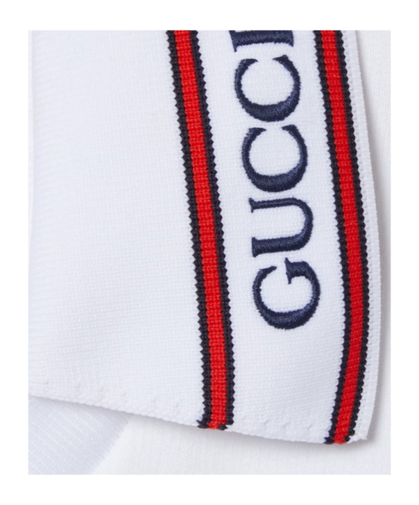 Gucci Knitted Sweatshirt With Embroidery In White
