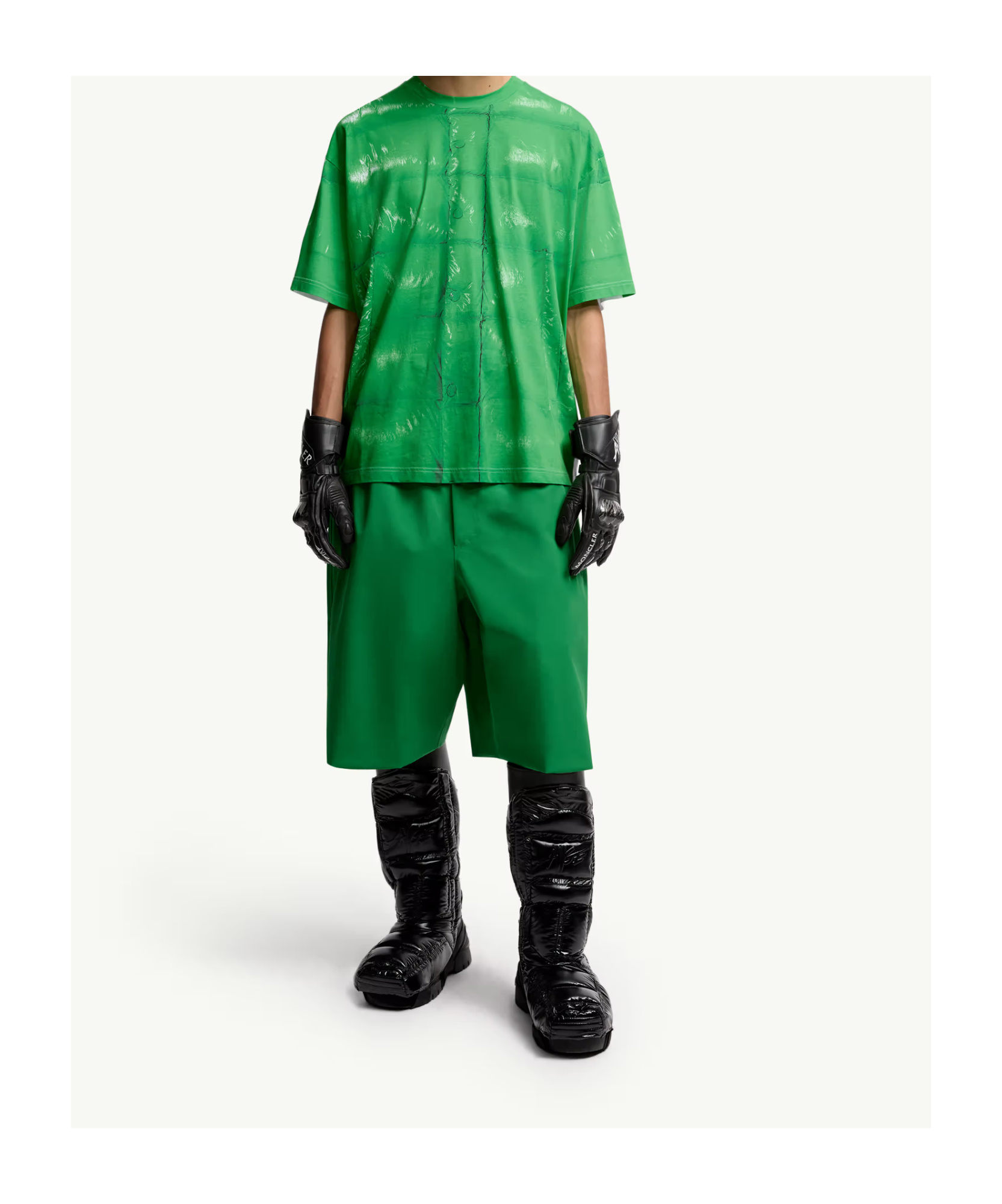 Moncler X Asap Rocky Logo Patch T-shirt In Green