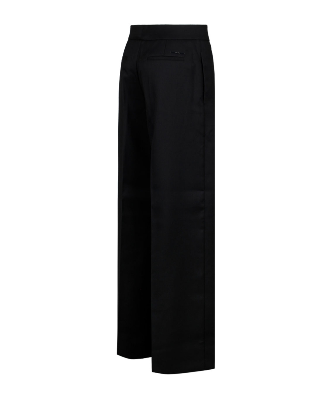 Shop Calvin Klein Wide Leg Tailored Trousers In Black