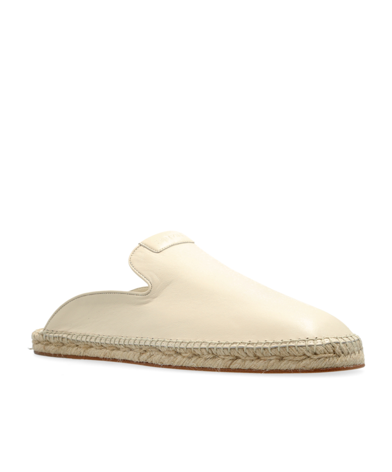 Lanvin Leather Espadrilles In Nude