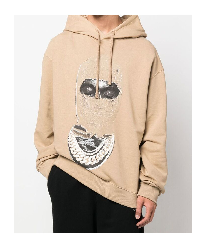Ih Nom Uh Nit Man Sweatshirt Sand Size Xl Cotton In Beige