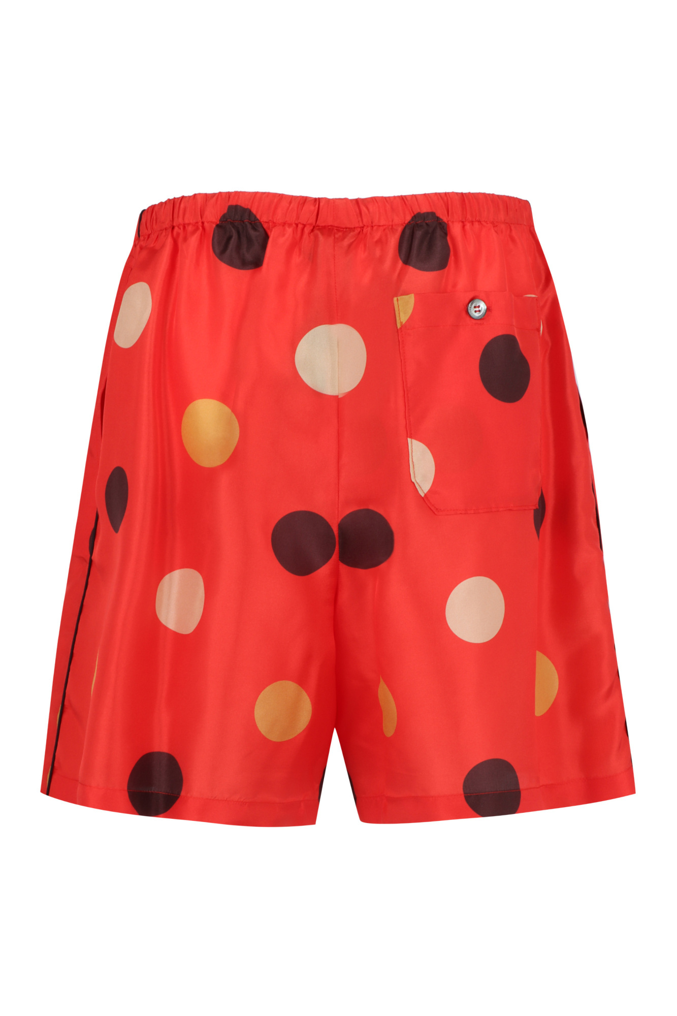 Aspesi Polka-dot Drawstring Shorts