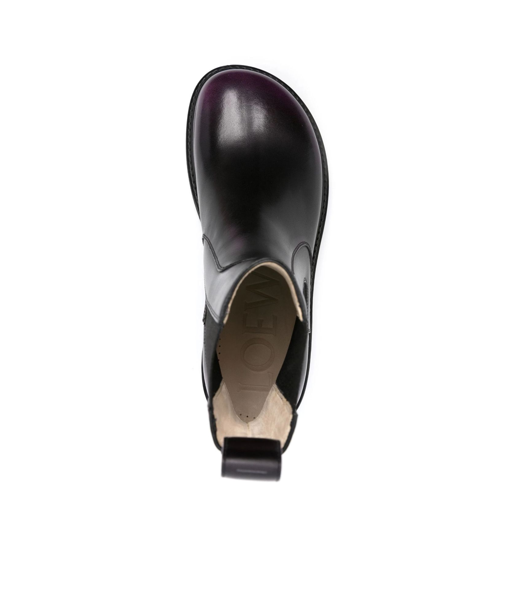 Loewe Blaze Leather Chelsea Boots In Black