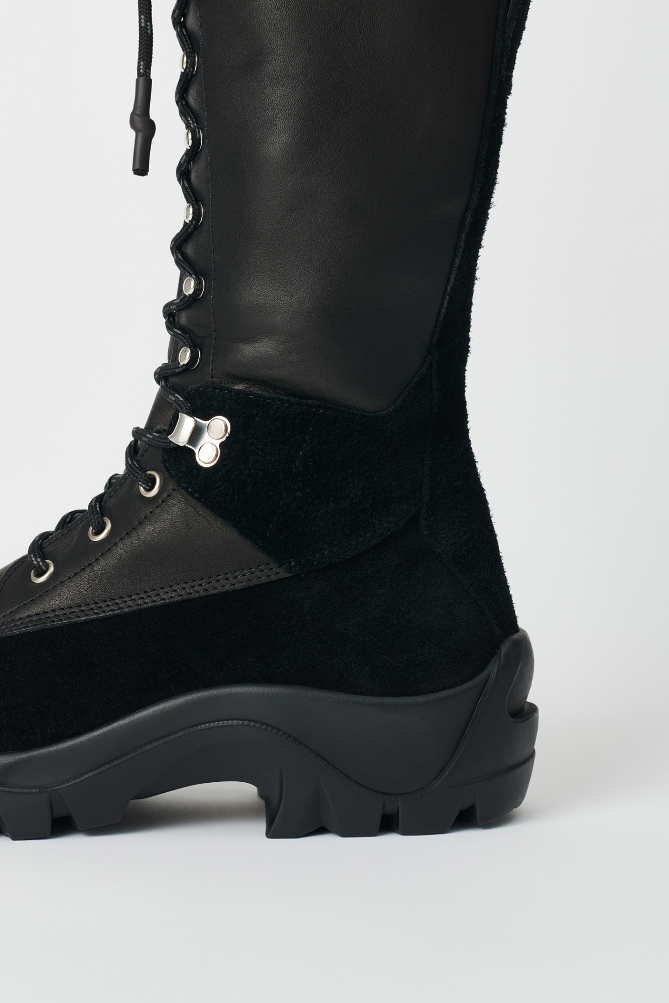 Our Legacy Tower Hiker Pull-ring Boots In Black