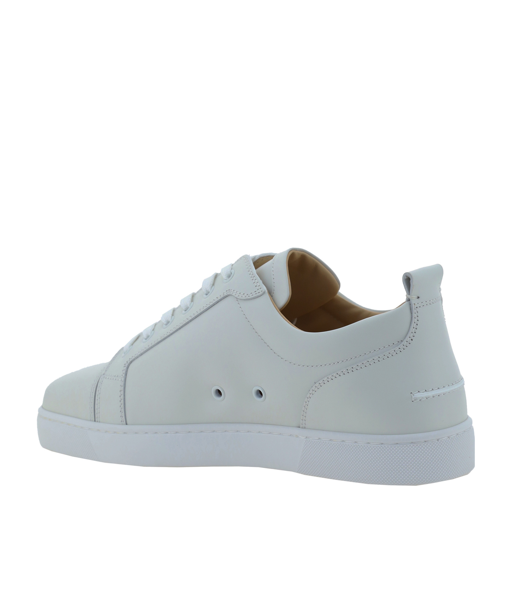 Christian Louboutin Louis Junior Flat Calf Ds Sneakers In Gray
